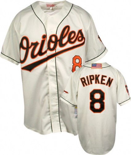 Cal Ripken Jr. Mitchell & Ness Authentic 2001 Home Baltimore Orioles Jersey