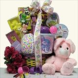 Hoppin Easter Fun: Girls Child Easter Basket Ages 3 to 5 Years Old