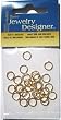 7mm Brass Jump Ring, Gold Plated, 30 Pc/Pkg