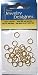 7mm Brass Jump Ring, Gold Plated, 30 Pc/Pkg