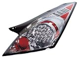 51qYqb2AkwL. SL160  Nissan 350Z Tail Lights, LED, Crystal Clear W/Chrome Panel