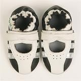 Momo Baby Soft Sole Baby Sandal Shoes - Athelic Black