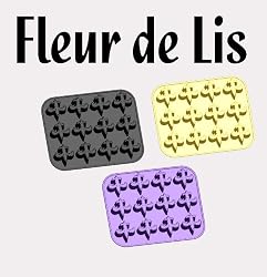 Fleur de Lis - Ice Tray / Candy Mold (2 Pack)