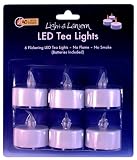 LED Tea Lights - White 6 Pack