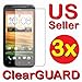 GUARMOR 3x HTC EVO 4G LTE NOT for HTC EVO 4G Premium Invisible Clear LCD Screen Protector Cover Guard Shield Protective Film Kit 3 pieces