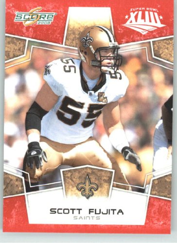 2008 Donruss / Score Super Bowl XLIII Limited Edition #198 Scott Fujita - New Orleans Saints (Football Cards)