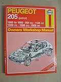 Peugeot 205 owner's workshop manual