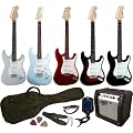 PACK GUITARE Electrique, Ampli15W, Accordeur �lectronique..(7 Accessoires) (sunburst)