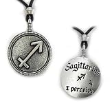 Sagittarius Zodiac Sign Pendant Astrology Jewelry Horoscope Necklace