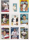 Boston Red Sox Hall of Famers and Heros (9) Card Baseball Reprint Lot #2 (Ted Williams) (Tris Speaker) (Carl Yastrzemski) (Jim Rice) (Carlton Fisk) (Fred Lynn) (Dwight Evans) (David Ortiz) (Luis Tiant)