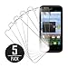 MPERO Collection 5 Pack of Clear Screen Protectors for ZTE Majesty Z796C