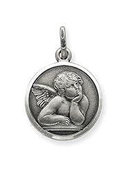 Sterling Silver Antiqued Raphael Angel Charm