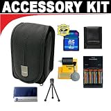 cheap Canon PowerShot PSC-85 Deluxe Soft Carrying Case + (4) Batteries & Charger + 4GB Card + Tripod + Accessory Kit for A720 IS, A710 IS, A650 IS, A640, A630, A590 IS, A580, A570 IS, A560, A470 Digital Cameras