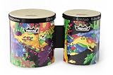 Remo Kids Percussion, Bongos, 5/6 Diameters,  Rain Forest Fabric