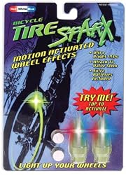Buztronics Tiresparx Red, White & Blue LED Valve Cap Lights.