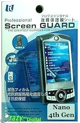 5 PACK LCD Screen Protector for Apple iPod Nano 4th Generation
