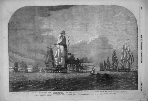 1854 BALTIC FLEET DOVER STRAITS PLUMRIDGE ROYAL GEORGE