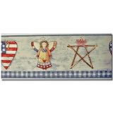 Twig Star Light Blue Prepasted Wall Border