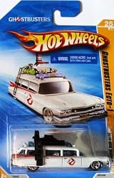 GHOSTBUSTERS ECTO-1 Hot Wheels 2010 New Model Ecto-1 1:64 Scale Collectible Die Cast Car
