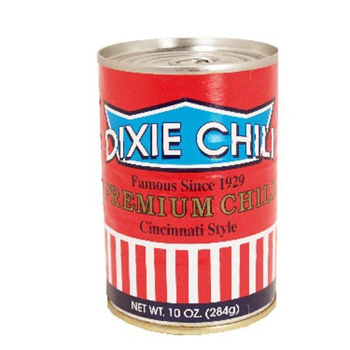 Dixie Chili Cincinnati Style 10 oz. Can - 6 Unit Pack
