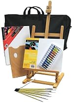 Acrylic Paint & Easel Art Set Has Everything You Need To Start Painting! (1 Set)