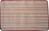 Huffco Washable Striped Throw Rug (7013)