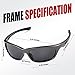 Duduma Polarized Sports Sunglasses for Men Women Baseball Running Cycling Fishing Driving Golf Unbreakable Frame Du646