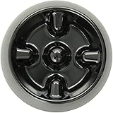 Dogit Go Slow Anti-Gulping Dog Bowl, Black, Medium