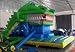 Huge 25' Long Inflatable Crocodile Slide and Bounce House
