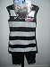 Disney Hannah Montana Silver & Black Sequins On Tour Outfit Costume (Size 8-10)
