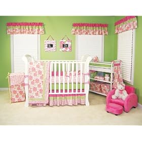 Trend Lab 4 Piece Crib Bedding Set, Hula Baby