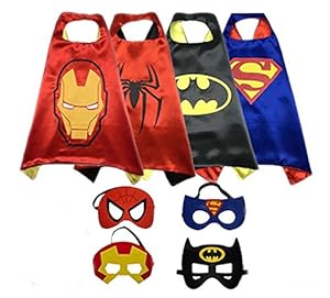 Cosplay Superhero Dress Up Costumes Mask Costumes Kids Masks Childrens Halloween