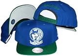 Minnesota Timberwolves Mitchell & Ness Blue Throwback Vintage Snap Back Hat