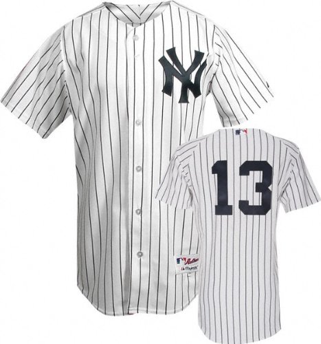 Alex Rodriguez Majestic Authentic Home Pinstripe On-Field New York Yankees Jersey