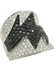 14k White Gold  3.47ctw Diamond Cocktail Ring LR857SU Size 7.25