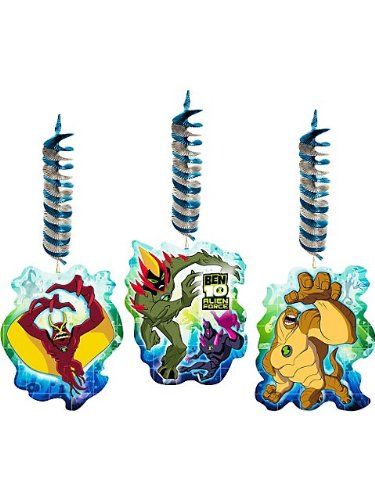 Ben 10 Danglers - 3/Pkg