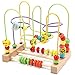 Wondertoys Preschool Fruit Circle Beads for 1 2 Years Old Boy and Girl Roller Coaster Wooden Beads Maze Educational Toys Ideal Gift