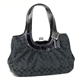 Coach Ergo Signature White Pleated Frame Satchel Bag 14380
