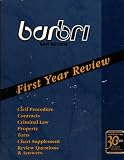 Barbri Bar Review First Year Review - Civil Procedure, Contracts, Criminal Law, Property, Torts, Chart Supplement, Review Questions & Answers