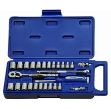 JH Williams 50661 27-Piece 1/4-Inch Drive Socket and Drive Tool Set