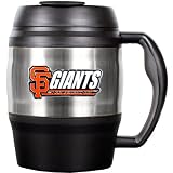 MLB New York Giants 52-Ounce Stainless Steel Macho Travel Mug with Bottle Opener