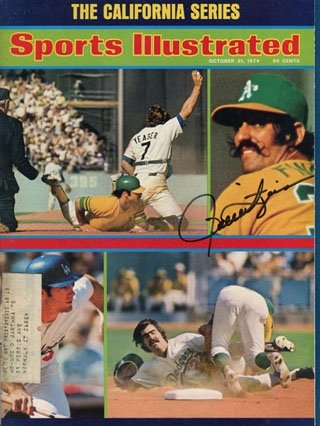 Rollie Fingers Autographed/Hand Signed Sports Illustrated - October 21, 1974