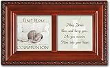 Cottage Garden Petite Inspirational Music Box - 1St Holy Communion Plays Ave Maria With Woodgrain Finish