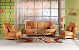 Istikbal - Sunset N0158-Set-Veg Vegas Sofa Collection - Rainbow Light Orange