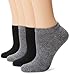 Hanes Women's Fit Comfort Collection No Show Sock Assorted Heathers Pack (Pack of 4)