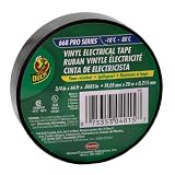 Henkel 668 Duck 3/4-Inch-by-66-Feet-by 8-1/2-mm Professional Electrical Tape, Black
