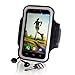 AiPoter Water Resistant sports Armband for iPhone 8, 7, 7S, 6, 6S, SE, 5,Galaxy S9, S8, S7, S6, Note with Adjustable Elastic Band and Key Holder for Running, Hiking, Biking, Walking