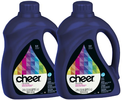 Cheer HE Liquid Detergent - 100 oz - Fresh Clean Scent - 2 pk