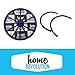 Dyson DC07 DC-07 Home Revolution Brand Replacement Post Motor Allergy HEPA Filter and 2 Seals; Compare With All Dyson DC07 and Dyson DC14 Upright Vacuum Cleaner Models; Compare With Dyson Part #901420-02 - Crafted by Home Revolution
