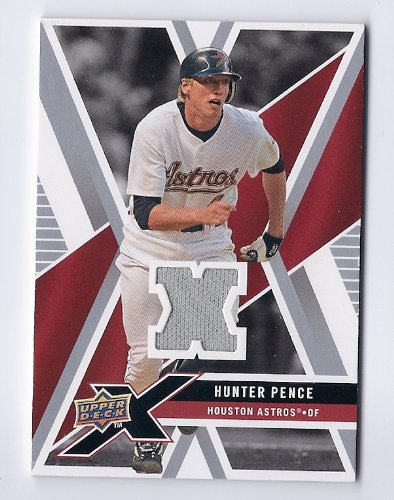 2008 Upper Deck X Game Used Jersey #HP Hunter Pence Houston Astros